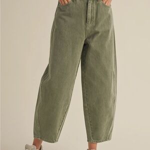 Olive Green Women's Jeans